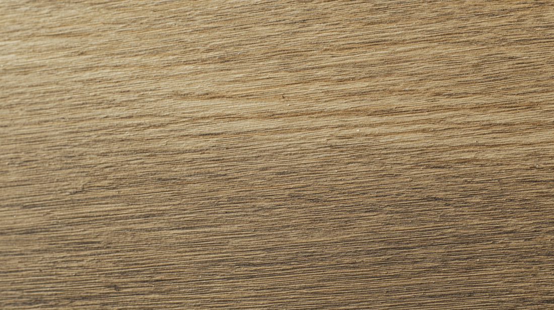 Close-up of a warm oak textured self-adhesive vinyl finish