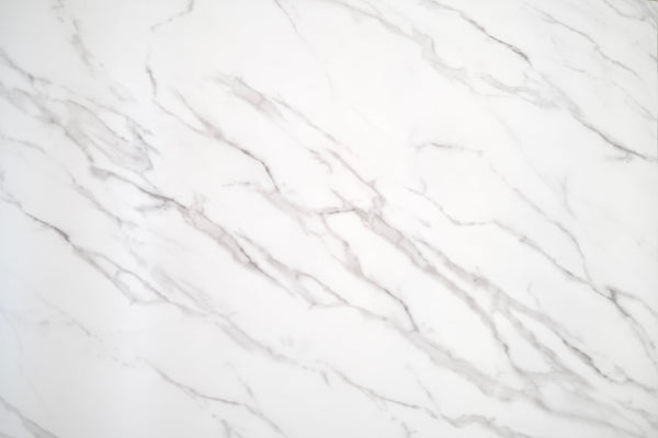 Calacatta White Marble Satin · Hard shell sample
