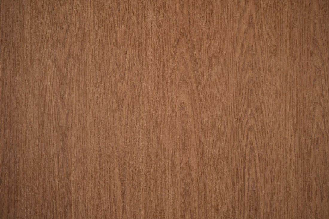 Maison Walnut warm brown wood grain vinyl wrap with raised texture and matte finish