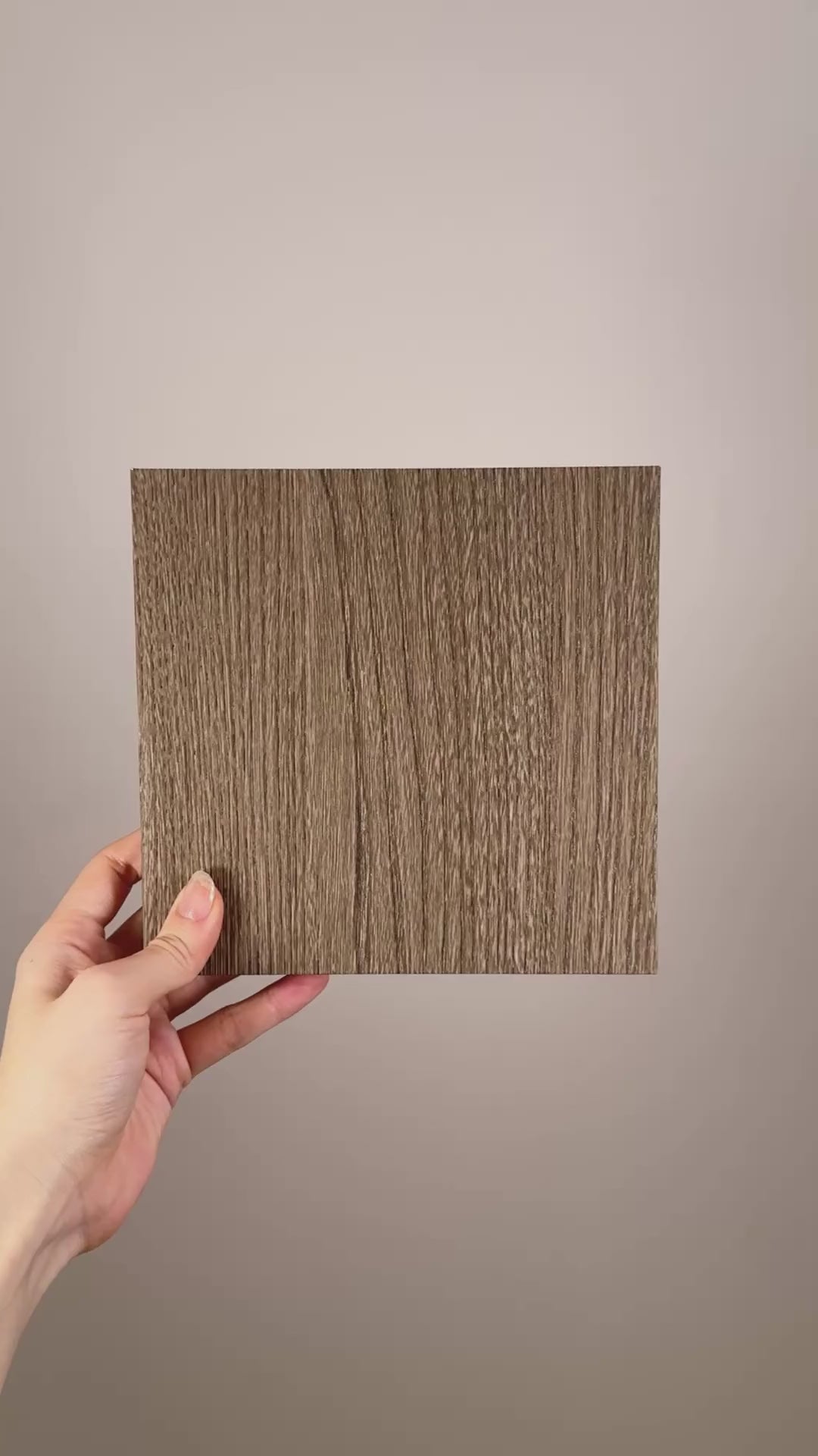 Taupe Rift Oak peel and stick vinyl wrap product video