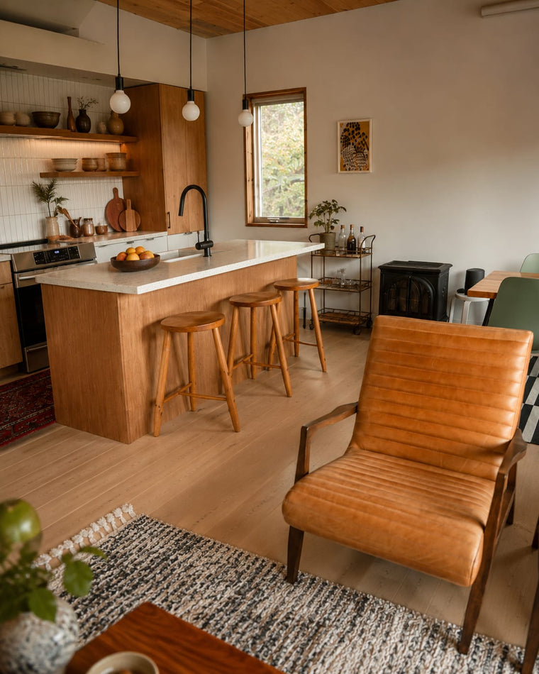 Doors and drawer fronts take the finish beautifully and change the mood of the room.